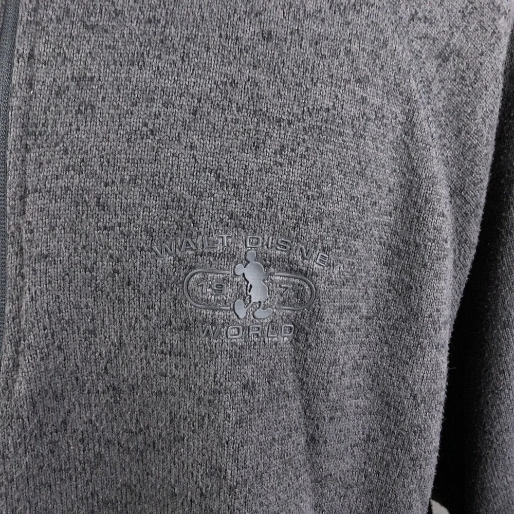 Disneyland Disney Parks 1/2 Zip‎ Pullover Sweater Shirt Men's 2XL Mickey Mouse